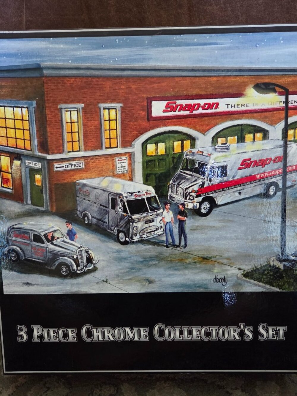 Snap-On Tools 85th Anniversary 3 Piece Chrome Collector’s Set Die Cast